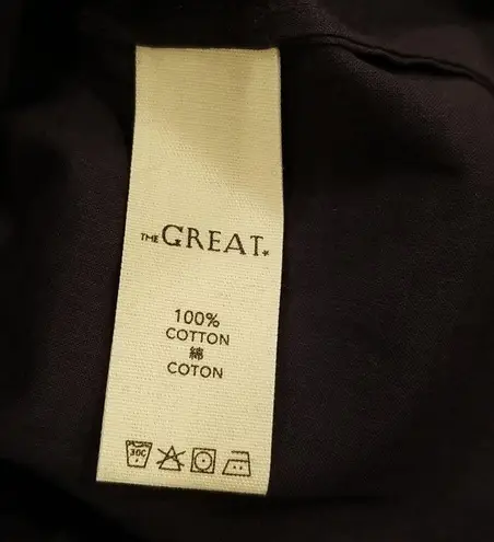 The Great ππ The Merry Dress ~ Navy Blue Velvet Burnout Polka Dot Midi M NWT