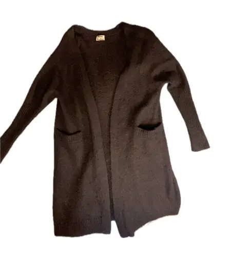 Acne Studios Raya Paw14 Mohair Wool Blend Long Cardigan Black Size XS - Image 1