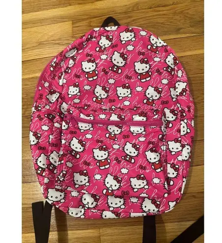 Sanrio HELLO KITTY BIOWORLD 2023 Pink Backpack Bookbag Used lightly
