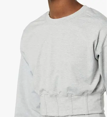 EleVen by Venus Williams All Smiles Pullover Size XS Mid Grey Heather New