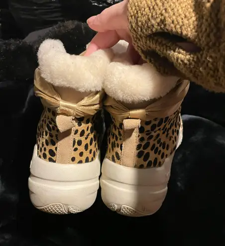Mark Nason Alpine Cheetah Sheepskin Sneakers NEO BLOCK