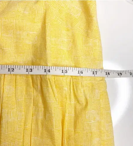 The nines by hatch yellow tiered maxi dress Size M