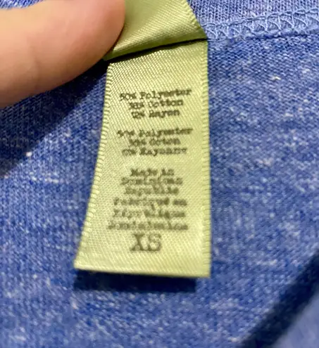 Alternative Apparel Earth Women’s Basic Short Sleeve Tee Shirt Heather Blue XS