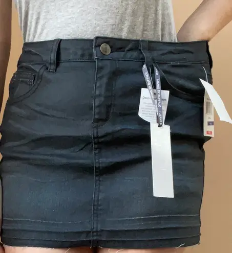 Buffalo Black Denim Skirt
