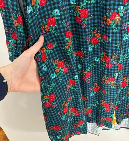 Matilda Jane Fa La La Button Down Floral Shirt Dress - Size M