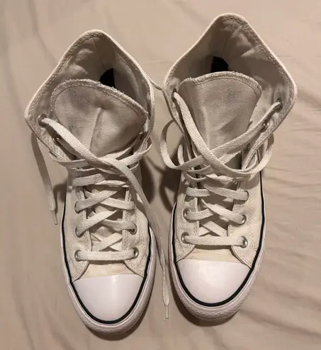 Converse White Hightop Sneakers