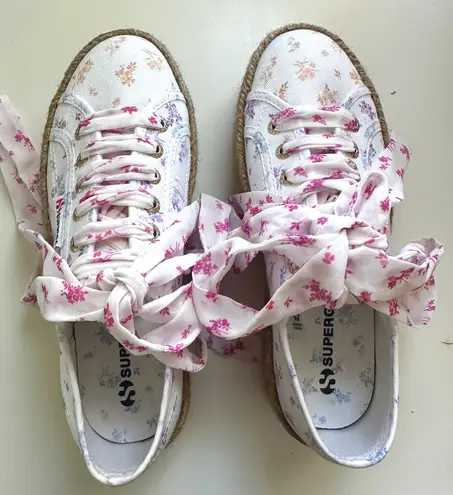 Superga Floral Platform  Sneakers