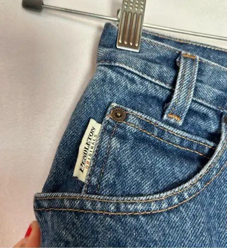 Pendleton Vintage 100% Cotton High Rise Straight Leg Mom Jeans 4 Petite