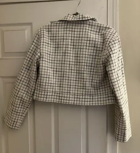 Abercrombie & Fitch Abercrombie Tweed Crop Jacket