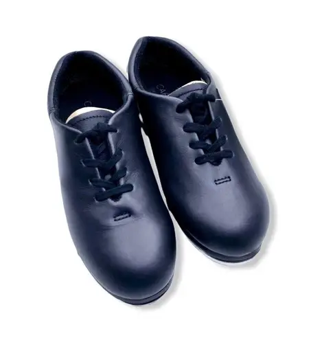 Capezio Oxford Premiere Tap Black CG09 Oxford Leather Teens 4.5 Shoes Dance New