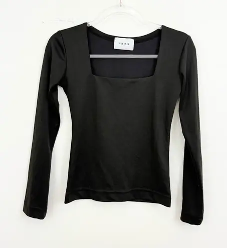 Sleeper Long Sleeve Square Neck Top