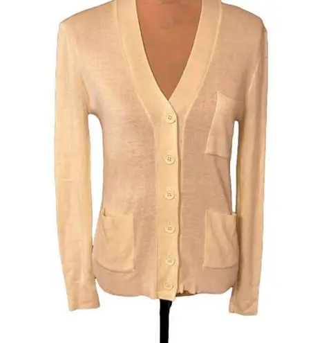 Dayne Taylor vintage cream colored cardigan size medium