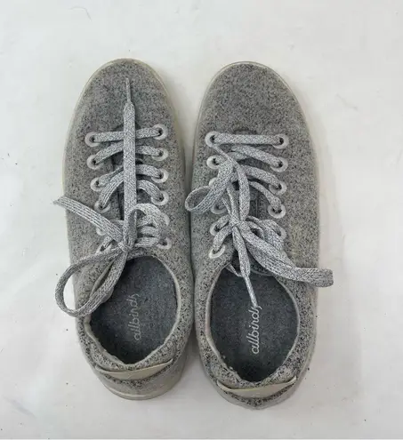 Allbirds Women's Wool Pipers grey low top sneakers sz 9