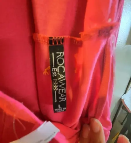 Rocawear pink Large long maxi dress