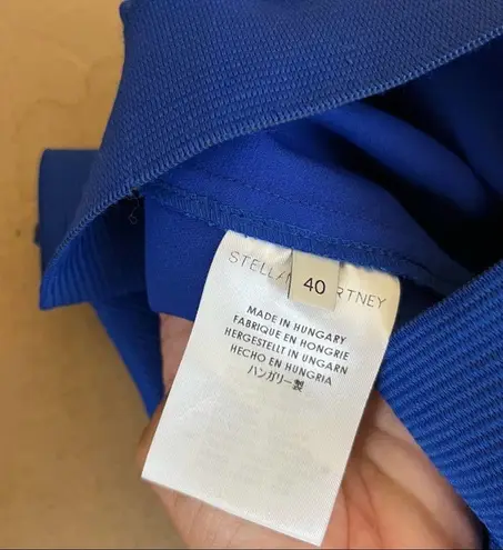 Stella McCartney Cobalt Blue Elastic Waist Skinny Pant