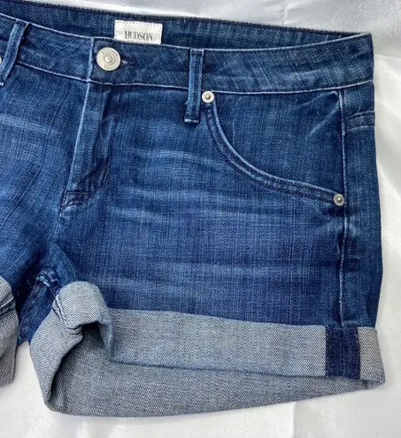 Hudson Jeans High Waisted Denim Jean Shorts Size 27