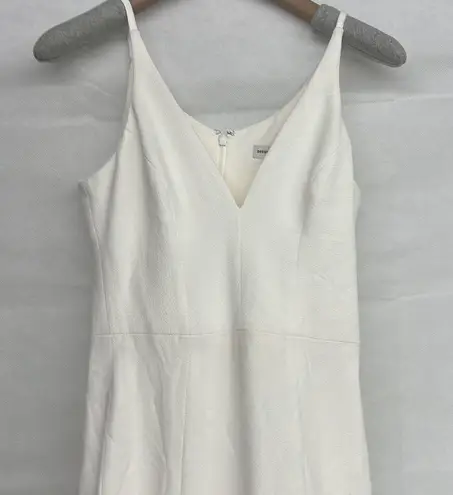 Dress the Population NEW white dress iris front slit long gown sleeveless v-neck