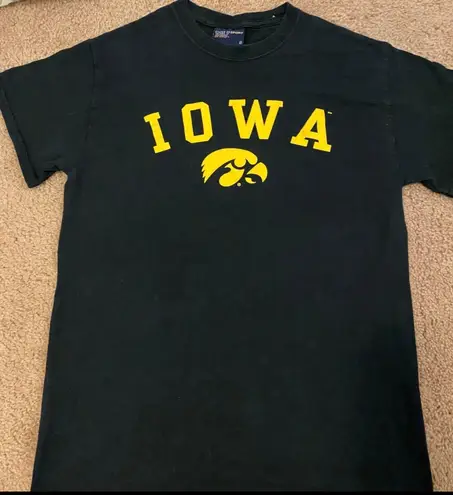 Iowa Hawkeyes Black Graphic T
