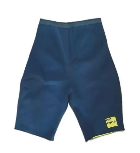 Zagora HOT PANTS Black Neoprene Slimming Excercise Weight Loss Workout Shorts Size L