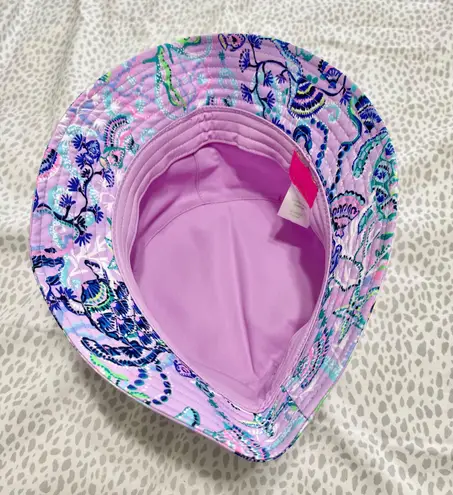 Lilly Pulitzer Lilac Freesia Mermaid Bucket Hat OS