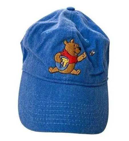 Disney  Winnie the Pooh Chambery Blue Embroidered Baseball Cap Hat