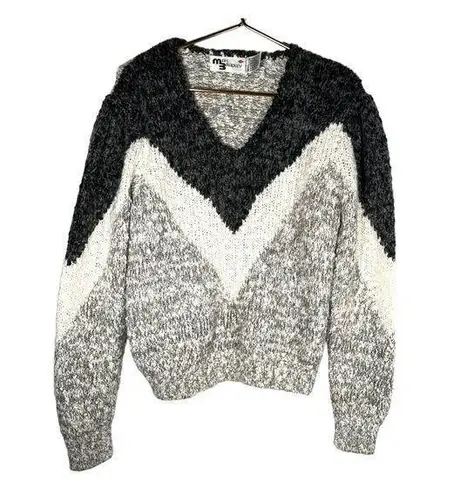 Vintage Wool Blend Long Sleeved V