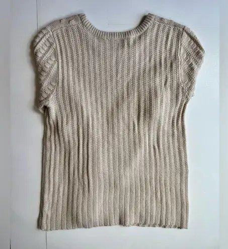 41 Hawthorn Poppi Textured Knit Popcorn Crewneck Sweater Oatmeal Size M Tan Size M