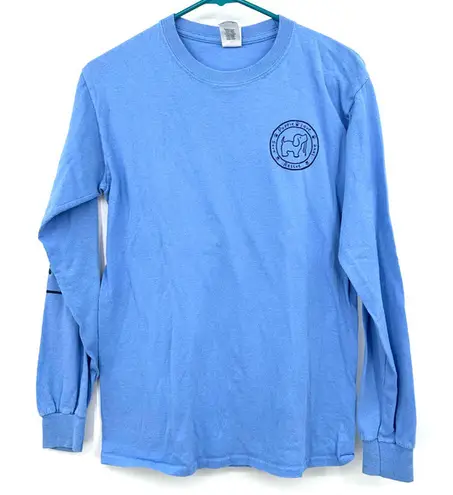 Puppie Love size Small long sleeve t-shirt carolina blue Puparoo