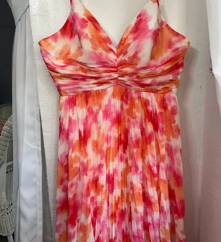 None Plus size Pink and Orange Dress size 22W