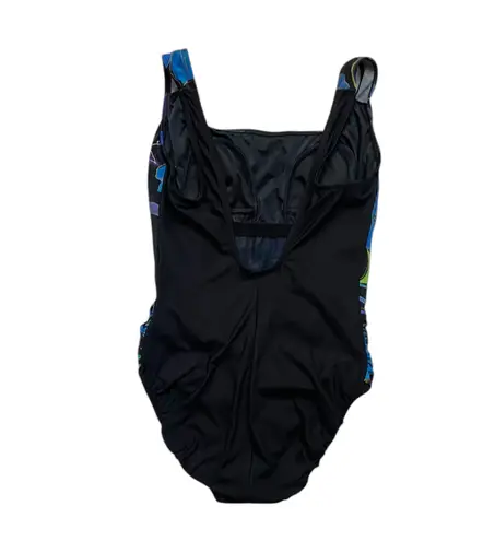 Vintage women’s inches away floral print one piece bathing suit Multi Size 10