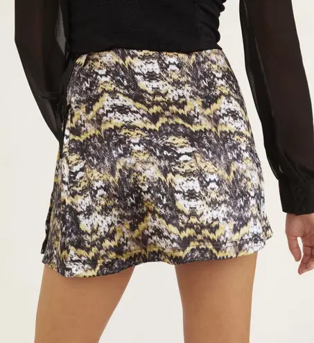 Urban Outfitters NWT  Paris Satin Wrap Mini Skirt