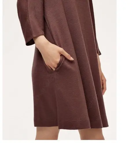 Aritzia Wilfred Free Cober T Shirt Dress in Charcoal Gray Size Small