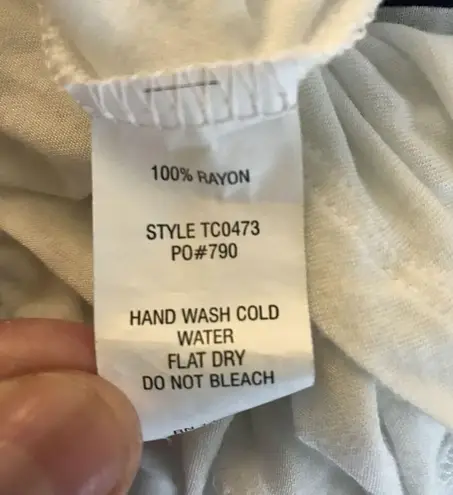 Popular Basics Large Child Shirt Blue and White XS