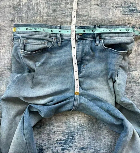 White House | Black Market  Mid Rise Slim Crop Foil Denim Size 4