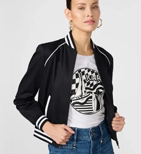 Karl Lagerfeld Paris Karl Patch Varsity Bomber Jacket Women’s Medium