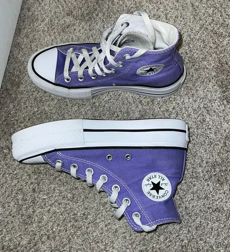 Converse Purple Platform