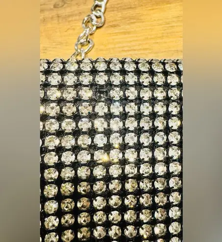 Jessica McClintock Gunne Sax Formal Mesh Roll Clutch Purse Shoulder Bag