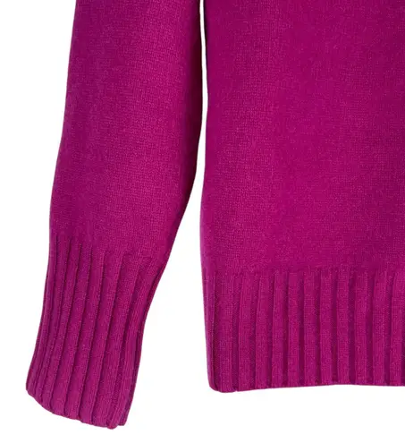 Naadam Luxe Cashmere Turtleneck Tunic Sweater Fuschia Pink Size XS