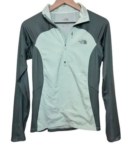 The North Face  Running Pullover Top Long Sleeve Two Tone‎ Mint Green Women's S/P - Image 1