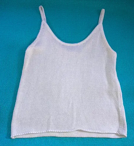 Brandy Melville Light Blue Knit Tank Top