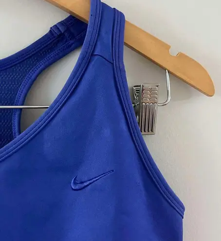 Nike Dri Fit Blue Mesh Sports Bra Size Large