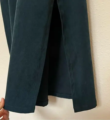 Eric Charles Pinafore Midi Overall Dress in Green Plus Size 1X