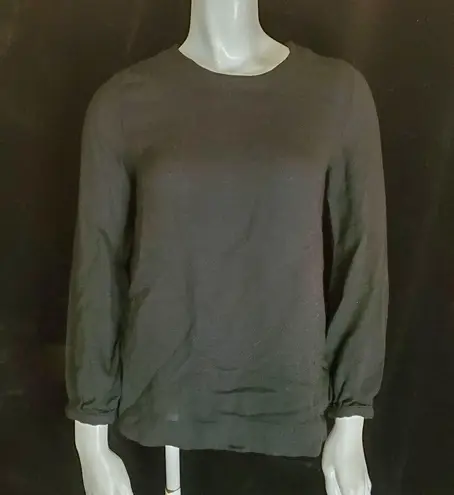 Steven Alan  Black Long Sleeve Blouse (S)