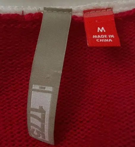 1775 Women’s Santa Baby Mrs Claus Ugly Sweater Knit Dress Size Medium Vintage