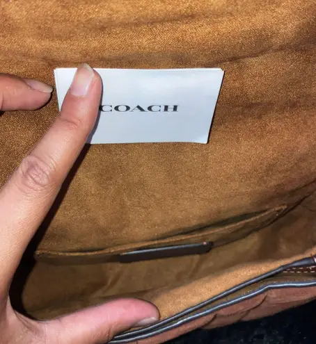 Coach Suede Leather Purse