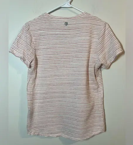 Kuhl Striped V-Neck Women's Top, as Small
