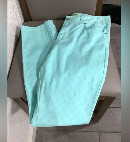 Island Republic Women's High Rise Jeans in Aqua Green Size 10
