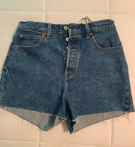 Levi's Ribcage Denim Shorts