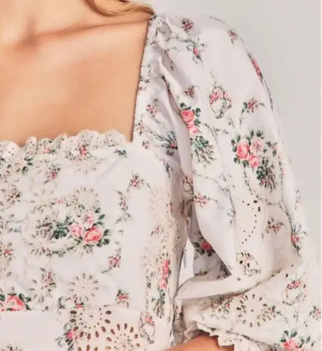 Love Shack Fancy eyelet ruffle dress NEW