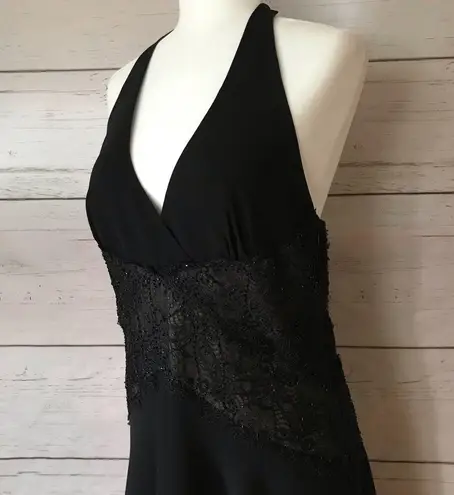 Jones New York Vintage black dress with lace